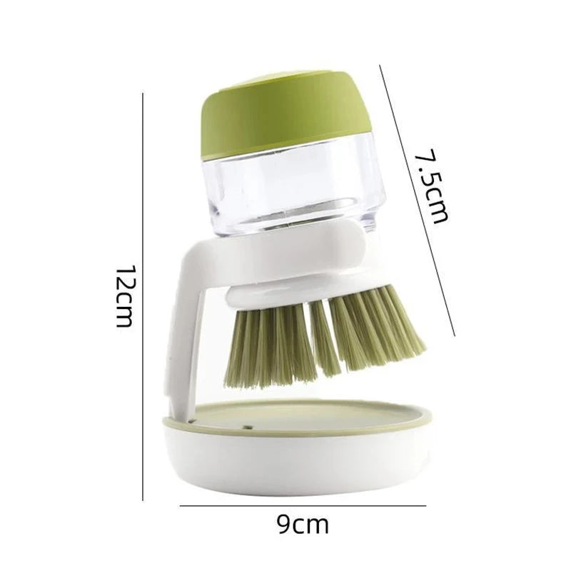 Eco-Friendly Soap Dispensing Dish Brush™