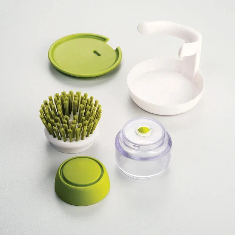 Eco-Friendly Soap Dispensing Dish Brush™