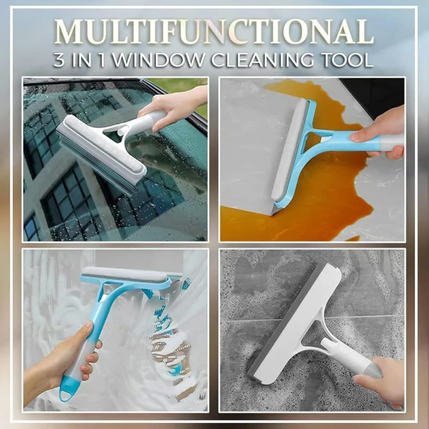 3-in-1 Squeegee Cleaner™